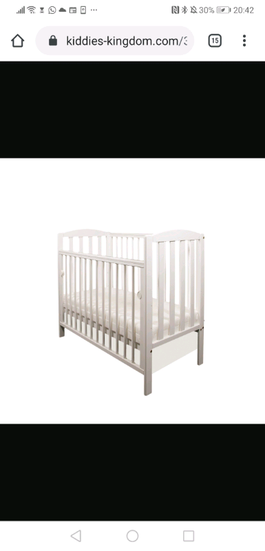 tobie space saver cot